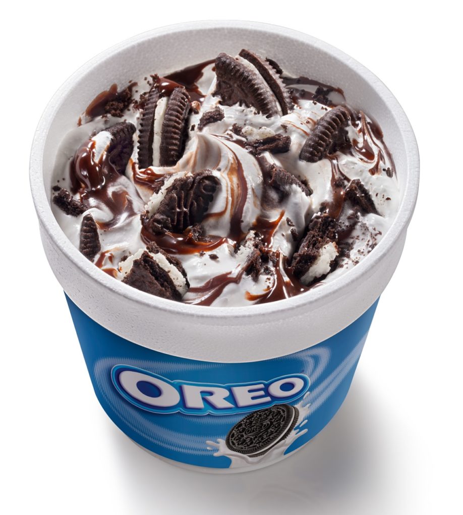 McFlurry Oreo com pedaços de biscoito